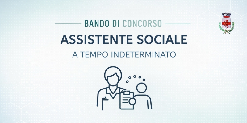 Bando di concorso per Assistente Sociale a tempo indeterminato