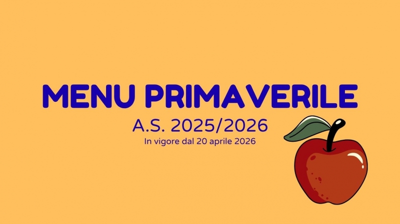 Men� mensa scolastica 2025-26 PRIMAVERILE