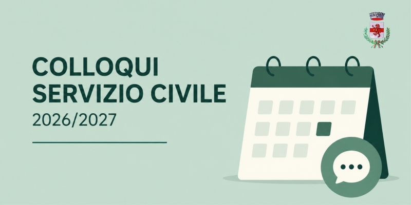 Convocazione colloqui Servizio Civile Universale 2026/2027
