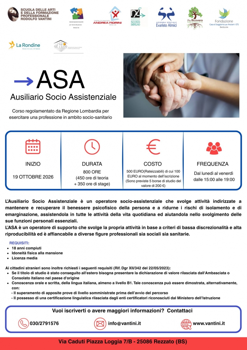 Corso operatore ASA